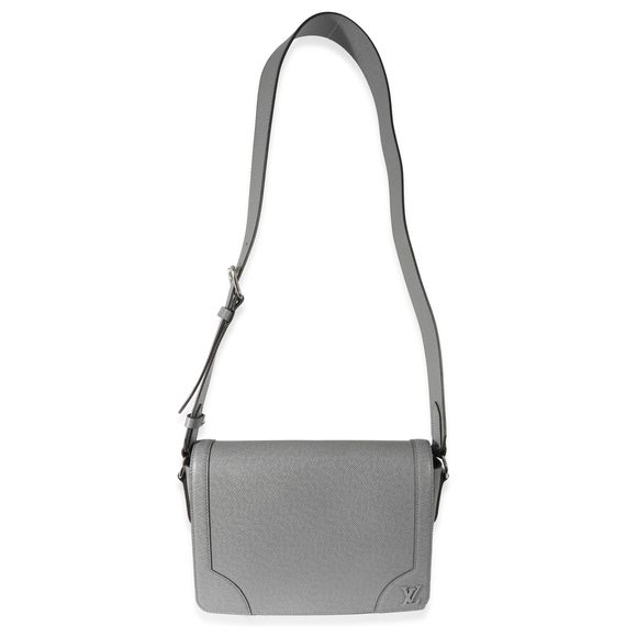 Louis Vuitton Gray Taiga Leather New Flap Messenger - Picture 7 of 9